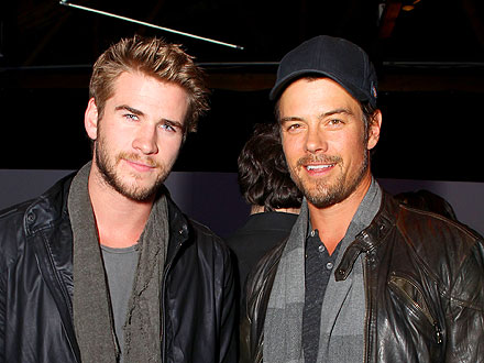 Josh Duhamel & Liam Hemsworth Pal Around at an L.A. Party