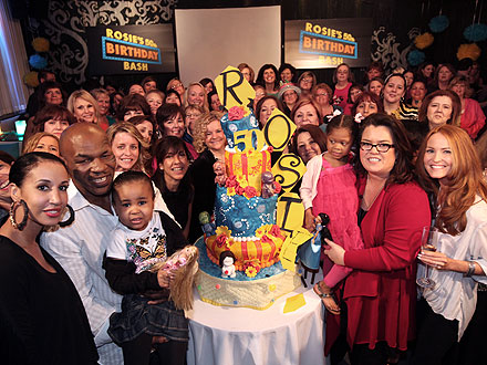Rosie O'Donnell Turns 50 and Parties with Mike Tyson!