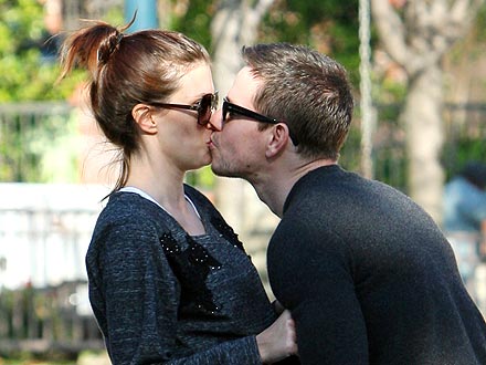 Mark Wahlberg Gets a Sweet On-Set Smooch!