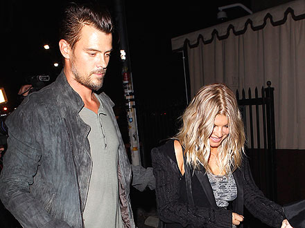 Fergie & Josh Snack on Sweets at Pal's Birthday Bash