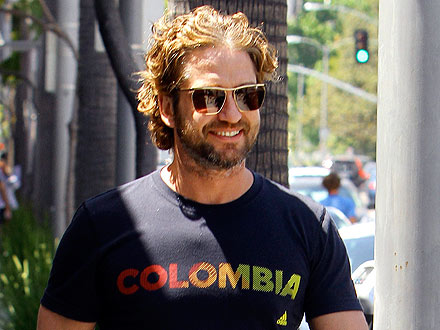Gerard Butler Chows Down On a (Really Huge) Mexican Food Feast