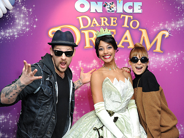 Nicole Richie and Joel Madden Meet Their Favorite Disney Princesses | Joel Madden, Nicole Richie