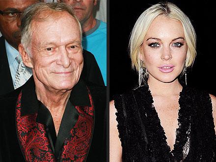 Hugh Hefner Had 'Mixed Emotions' About Lindsay Lohan Doing Playboy