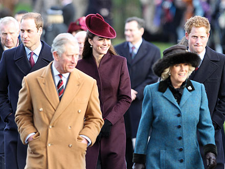 Prince William & Kate Greet Well-Wishers on Walk from Church