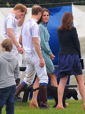 Kate Middleton Brings Dog Lupo to Polo Match