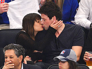 Lea Michele & Cory Monteith Smooch at Hockey Game | Cory Monteith, Lea Michele