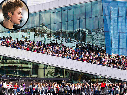 Justin Bieber Almost Causes a Riot in Norway
