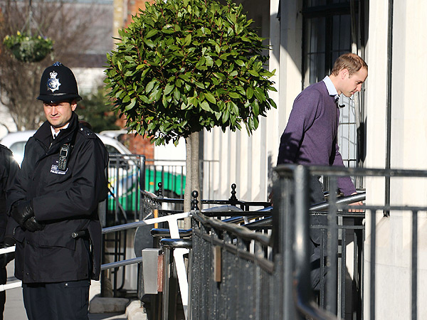 Kate Middleton Pregnant - Prince William Visits, Queen Stays Home