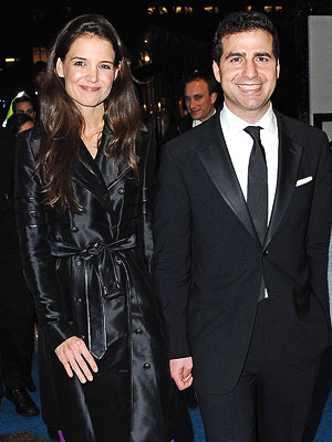 Katie Holmes Lets Her Hair Down at Theater Soirée