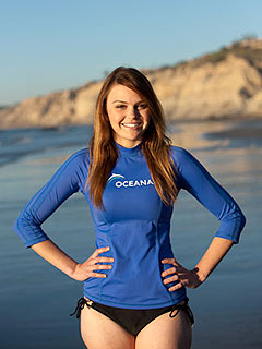 Aimee Teegarden Dives with Sea Lion Pups | Aimee Teegarden