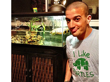 Mark Ballas Gets Pet Turtles
