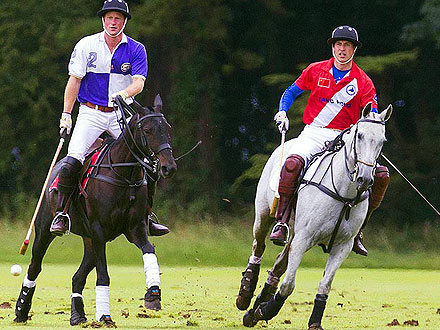 Prince Harry, Prince William Play Polo: Photo