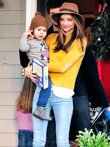 Runway Ready: Miranda Kerr & Her Dapper Boy Flynn