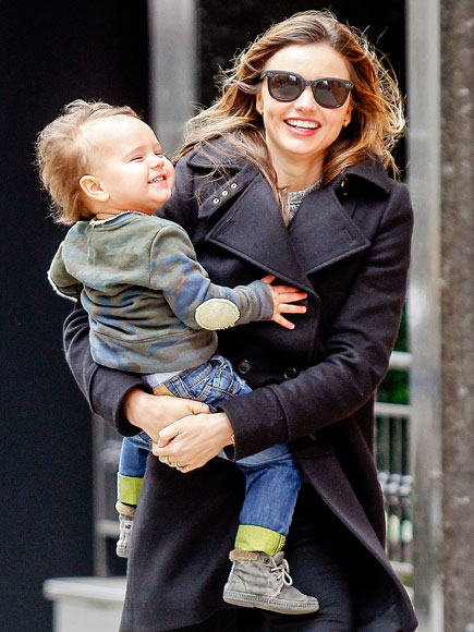 Runway Ready: Miranda Kerr & Her Dapper Boy Flynn