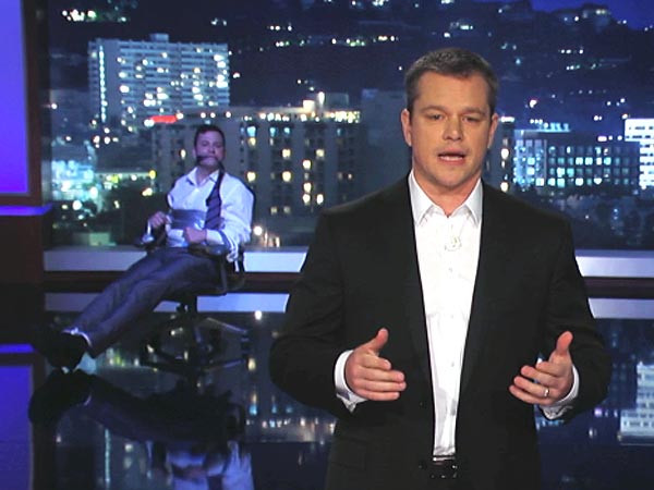 Matt Damon Takes Over Jimmy Kimmel Live