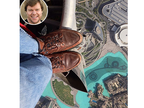 Instagram Shot Taken from Top of World's Tallest Building