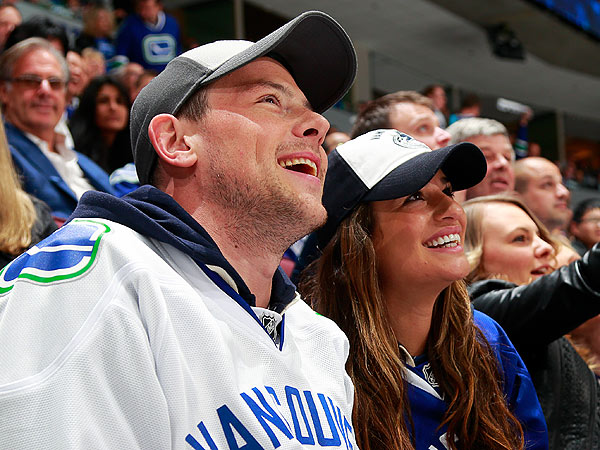 Cory Monteith in Vancouver with Lea Michele Post Rehab