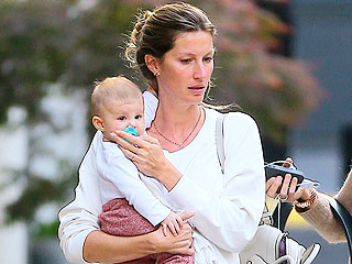 Gisele Bündchen Takes Baby Vivian for a Stroll