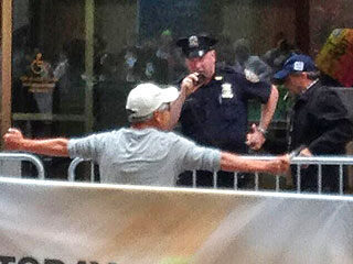 Man Knifes Himself Outside Today Show