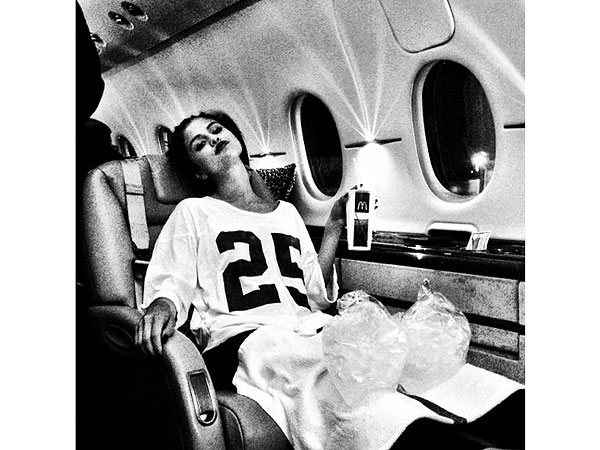 Selena Gomez Soothes Her Aching Legs with Giant Ice Packs