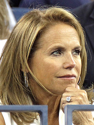 Katie Couric Flashes Her Engagement Ring at the U.S. Open