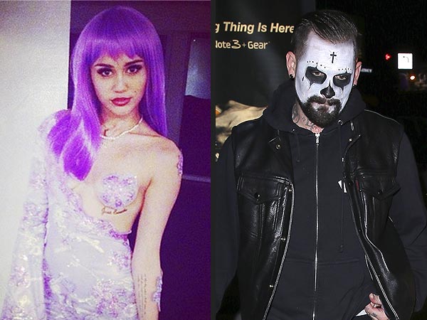 Did Miley Cyrus and Benji Madden Hook Up at Halloween Bash?