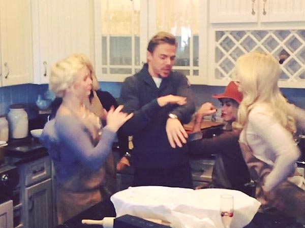 Hough Family, Amber Riley & More DWTS Pros Battle in Epic Thanksgiving Dance Wars