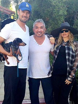 Fergie, Josh Duhamel: Ready for Baby with Dog Whisperer Cesar Millan