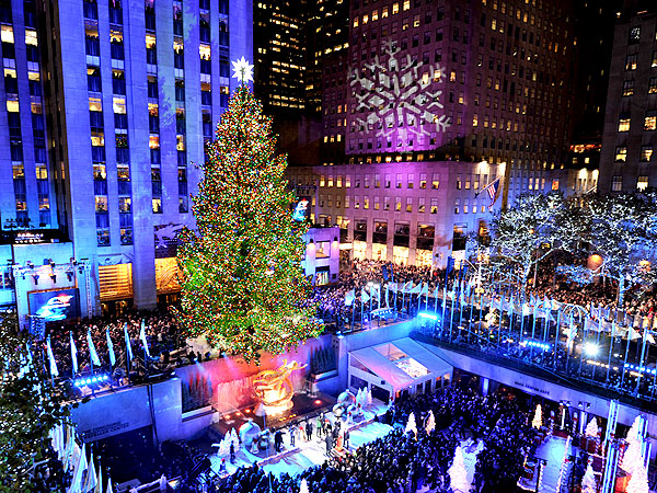 Celebrity Photos from the Rockefeller Center Tree Lighting Ceremony