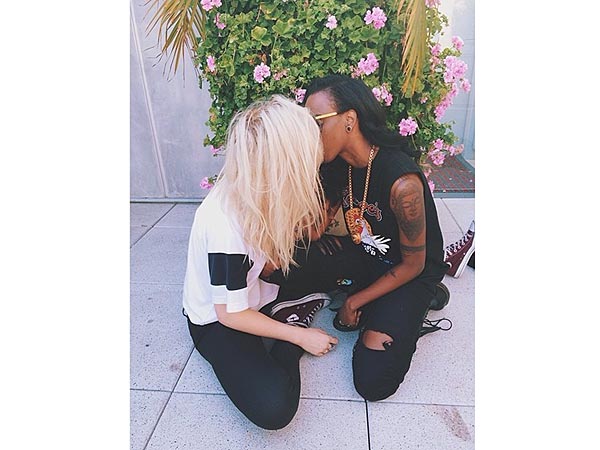 Ireland Baldwin Kisses Rapper Angel Haze on Instagram