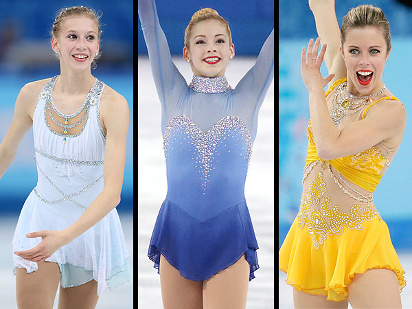 Gracie Gold, Ashley Wagner and Polina Edmunds React to Their Olympic Performances