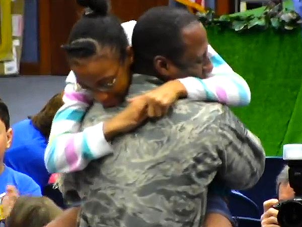 Air Force Sergeant Wil Alteus Surprises His Daughter with His Early Return