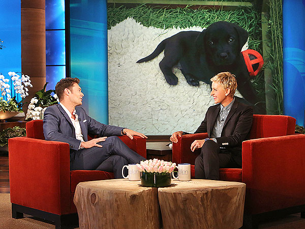 Ellen DeGeneres Gives Ryan Seacrest Dog Advice