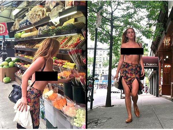 Hot News: Scout Willis Goes Topless on the Streets of N.Y.C. to Protest Instagram