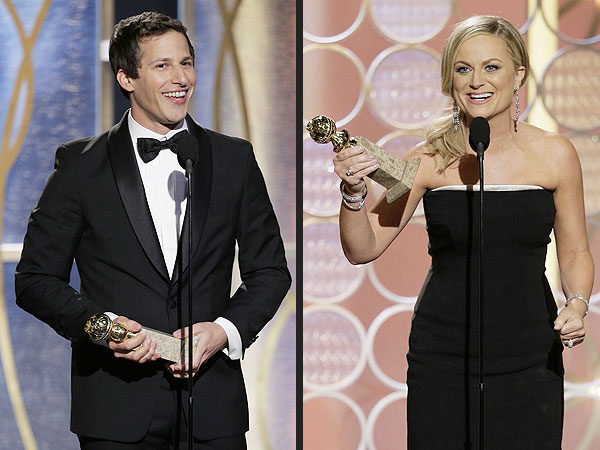 Golden Globes 2014: Tina Fey, Amy Poehler, Andy Samberg