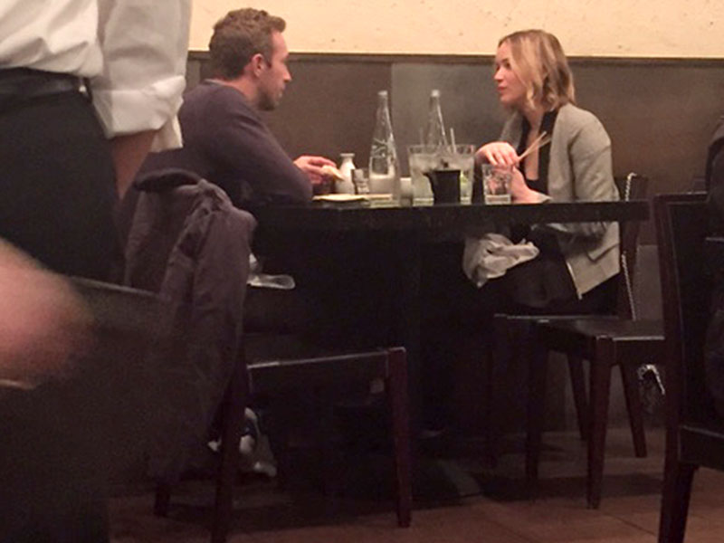 Jennifer Lawrence and Chris Martin Reunite For 'Fun' Dinner Date