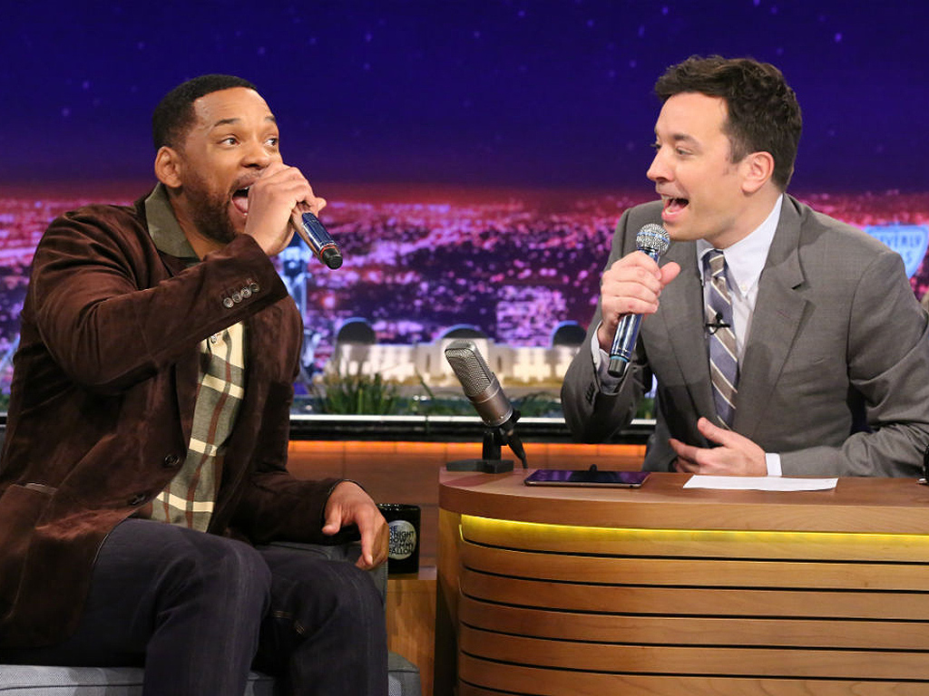 Will Smith And Jimmy Fallon Rap It Takes Two On The Tonight Show