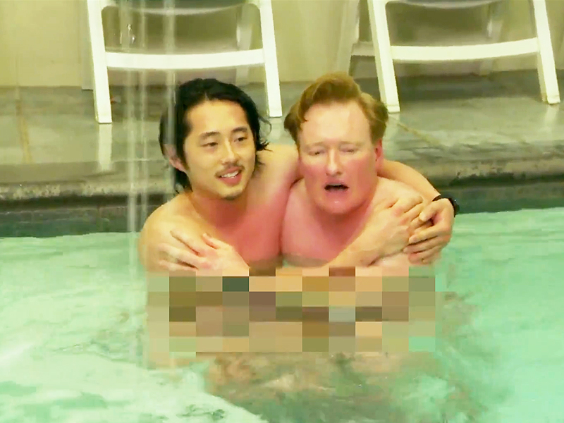 s Steven Yeun Get Naked with Conan O'Brien (VIDEO) People Magazine ...