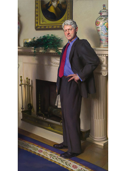 Bill Clinton Portrait Contains Hidden Monica Lewinsky Allusion, Artist Nelson Shanks Reveals