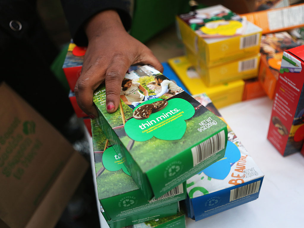 Girl Scout Cookie Drive Thru