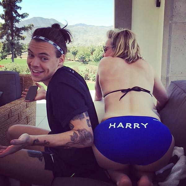 Chelsea Handler Shows Off 'Harry' Bottoms with Harry Styles