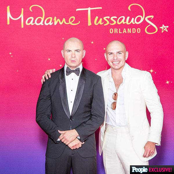 Pitbull's Wax Figure: Photos and Video