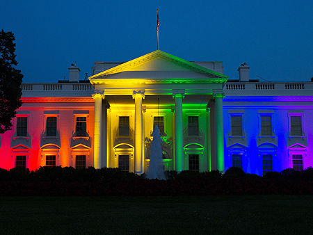 White House Lit Up with Rainbow After Same-Sex Marriage Ruling