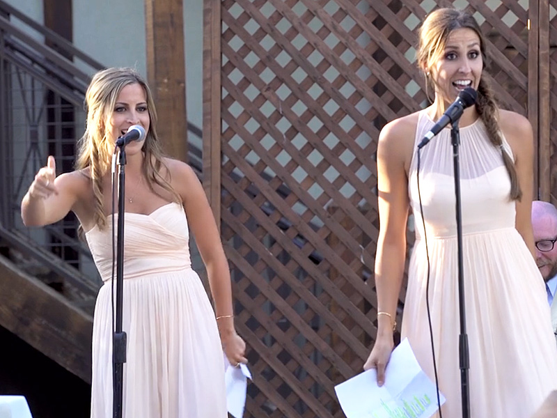Sisters Epic Wedding Toast Song