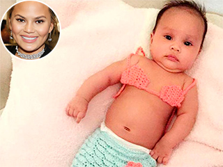 Chrissy Teigen's Baby Girl Luna Simone Is Totally Part of Our World in This Adorable Mermaid Costume