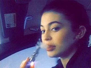 Kylie Jenner Shares Video of Herself Smoking E-Cigarette