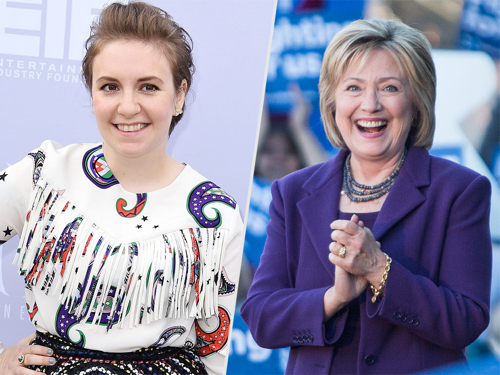 Lena Dunham: Hillary Clinton Shouldn't Have to Answer for Bill Clinton's Past