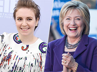 Lena Dunham Makes Campaign Trail Debut, Says Hillary Clinton 'Shouldn't Be Forced to Answer' for Bill's Past