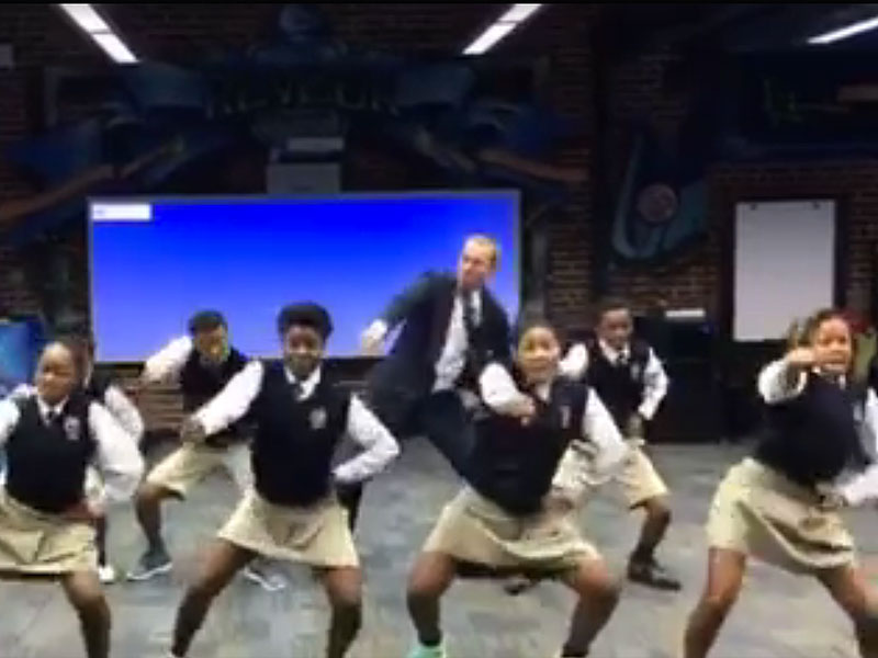 Atlanta Teacher Shows off Impressive Dance Moves Alongside Students in Heartwarming Viral Video