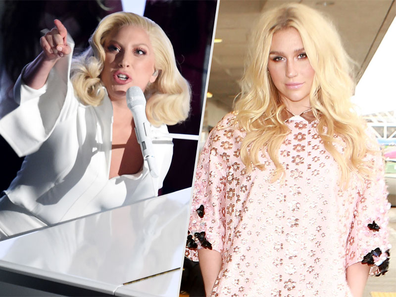 Oscars 2016: Kesha Thanks Lady Gaga 'for Bringing Attention' to Rape